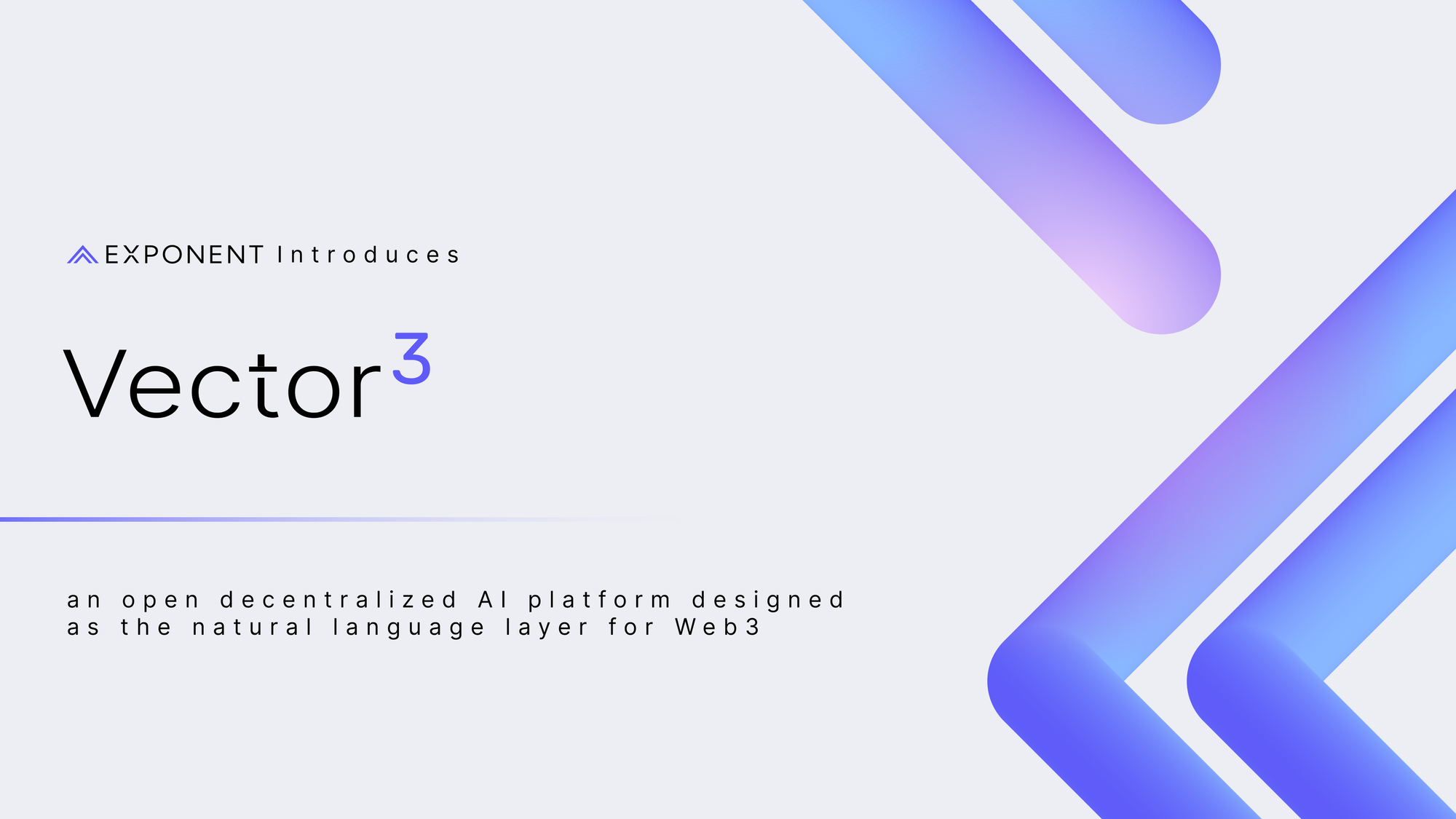 Exponent’s Vector3: The Natural Language Gateway to Web3